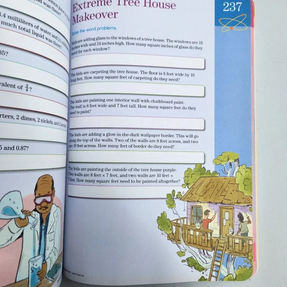 NEW Brain Quest Workbook Grade 5 Activity Book 5th 9780761182788 Workbook School